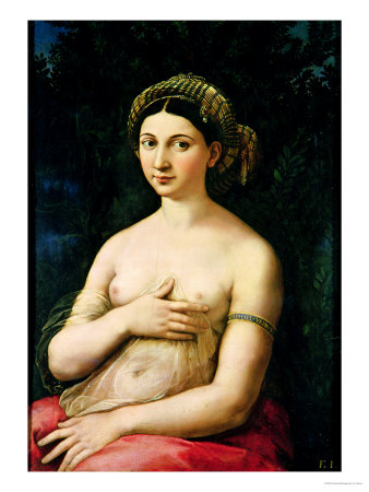 Raphael La Fornarina Nude